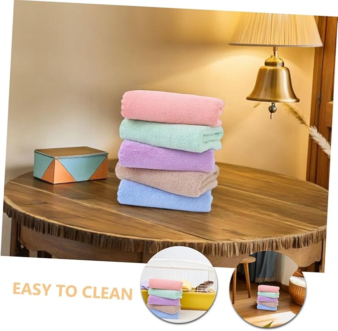 10pcs Guinea Pig Soft Bedding Fleece Cage Liners Washable Absorbent Pet Bath Towels for Small Animals Hamsters Rabbits Rodents Cozy Cage Pads