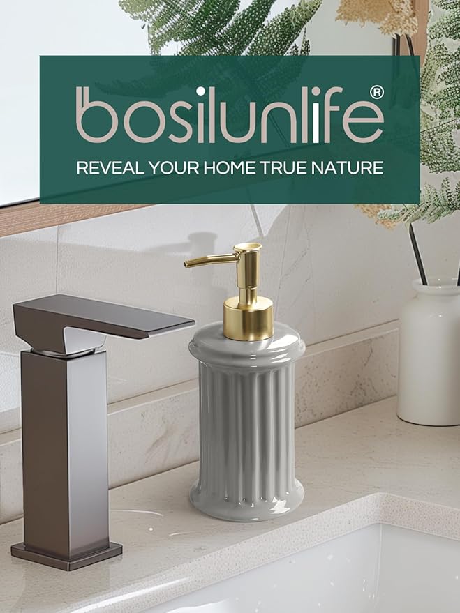 Bosilunlife Soap Dispenser (Grey)