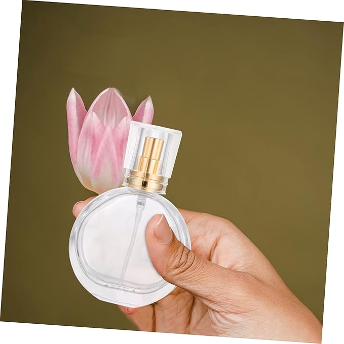 3pcs Refillable Glass Perfume Atomizer Portable Fine Spray Bottles for Travel Leakproof and Reusable Fragrance Containers Present for Friends and Family