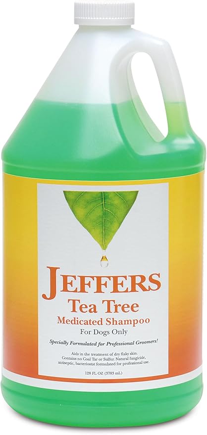 Jeffers Tea Tree Medicated Shampoo Gallon