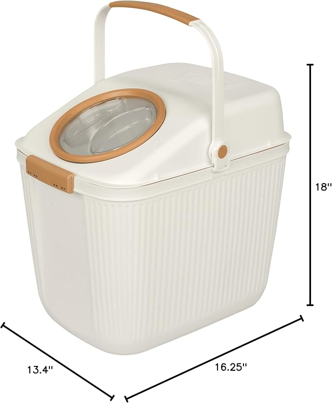 Harry Barker Lightweight Plastic Pet Food and Bird Seed Storage - 25 lb.