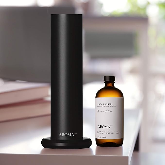 Aromatech Fresh Linen Aroma Essential Oil Blend: Hotel Inspired Aromatherapy with for Ultrasonic Diffusers & Nebulizers - 16.9 fl oz, 500 mL