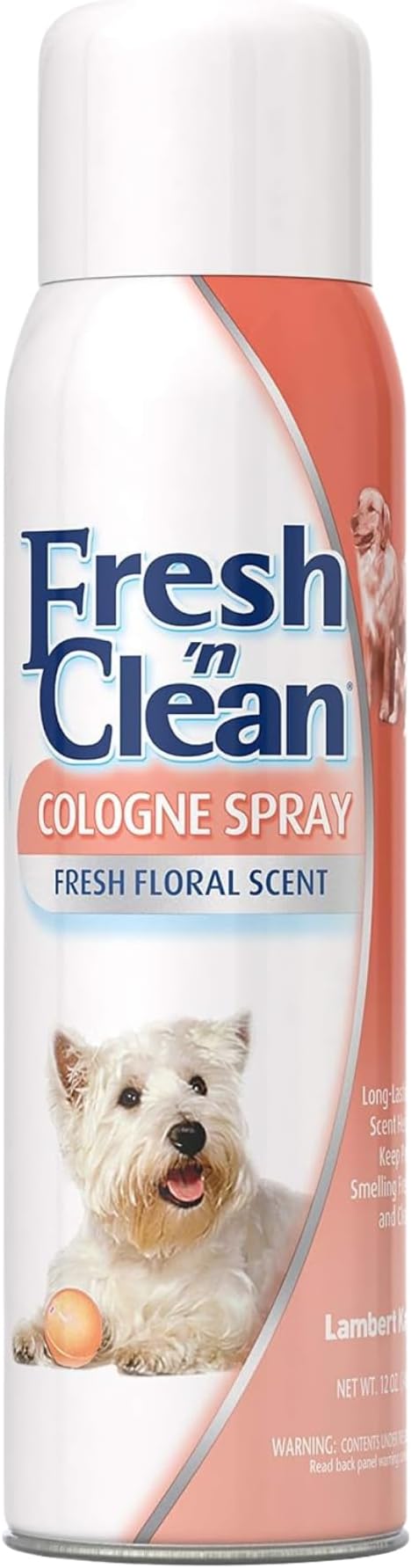PetAg Fresh ’n Clean Cologne Spray - Floral Scent - 12 oz - Controls Odor & Keeps Dogs Smelling Fresh