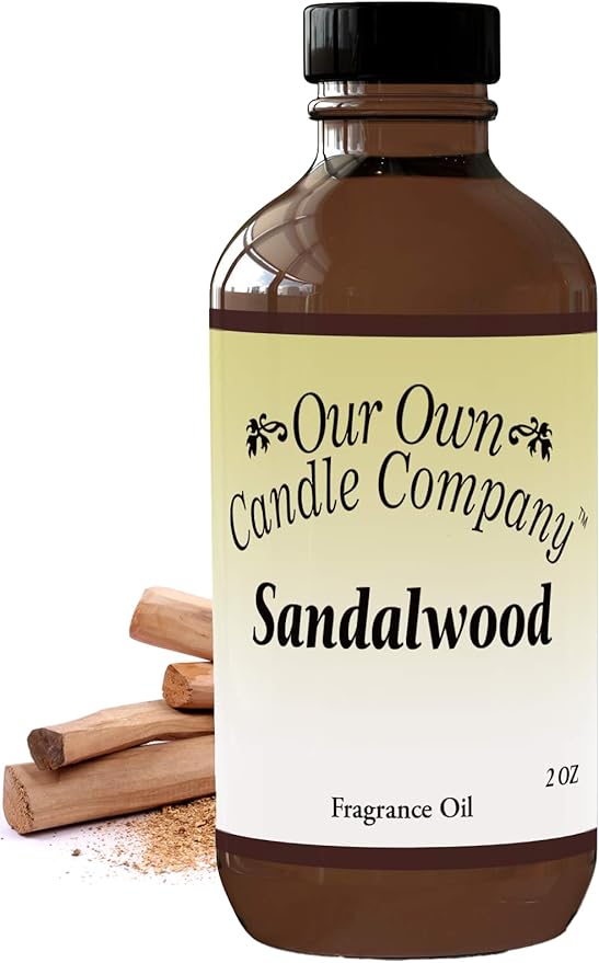 Our Own Candle Company - Sandalwood Scented, Premium Grade Home Fragrance Oil for Diffusers (2oz)