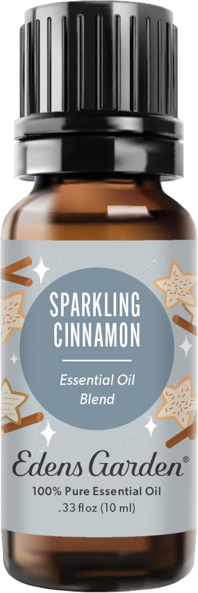 Edens Garden Sparkling Cinnamon Essential Oil Blend- 100% Pure Premium Grade, Undiluted, Natural, Therapeutic, Aromatherapy, The Best for Diffusing, Candle, Laundry, Humidifiers 10 ml (.33 fl oz)