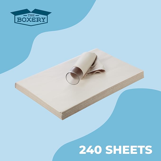 The Boxery Newsprint-Packing Paper Sheets for Moving (240 Sheets) 20"x 30"|Wrapping Paper, Newsprint Paper, Shipping & Moving Supplies, Packing Materials, Paper Wrap