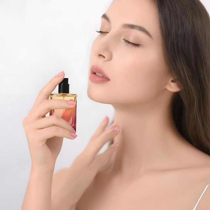 Perfume Bottles Empty Glass Atomizer Sprayer, 3 Pack 30ml Refillable Travel Spray Bottle for Fragranc or Essential Oil, Portable Cologne Atomizers with Dispensing Kit for Handbag, Date