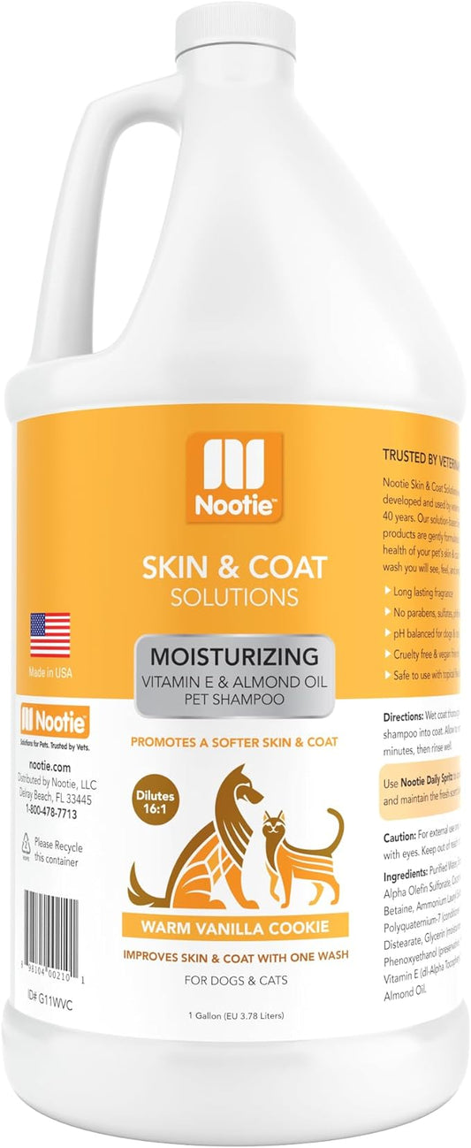 Nootie - Pet Shampoo for Sensitive Skin -�Revitalizes Dry Skin & Coat - Natural Ingredients - Soap, Paraben & Sulfate Free - Cleans & Conditions