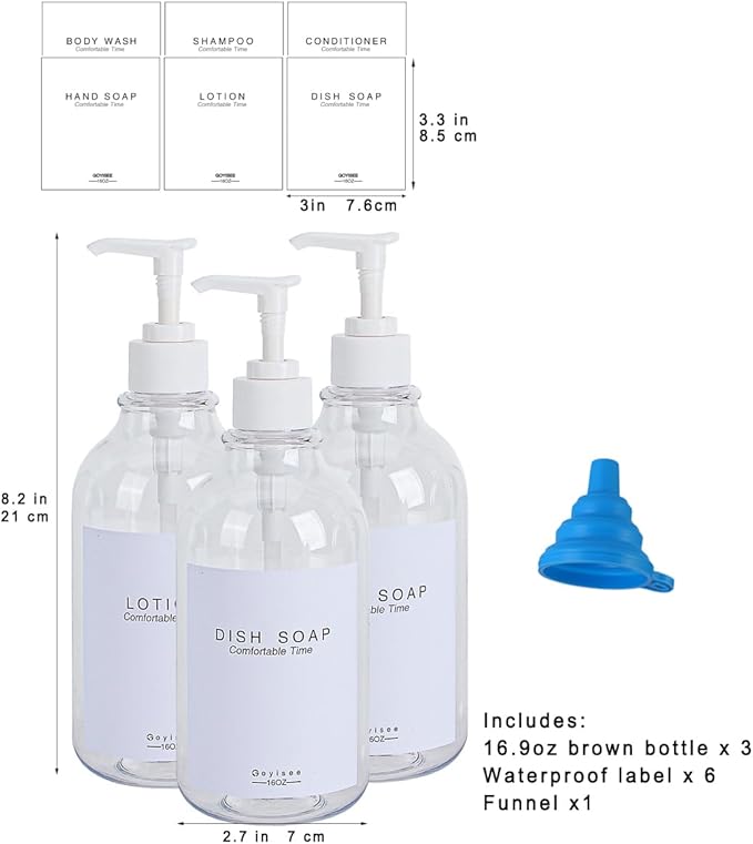 Shampoo and Conditioner Dispenser for Shower Wall,Shower Soap Dispenser 3 Chamber No Drill,Refillable for Shampoo Lotion Oil Shower Soap Hand Soap and Dish Soap…