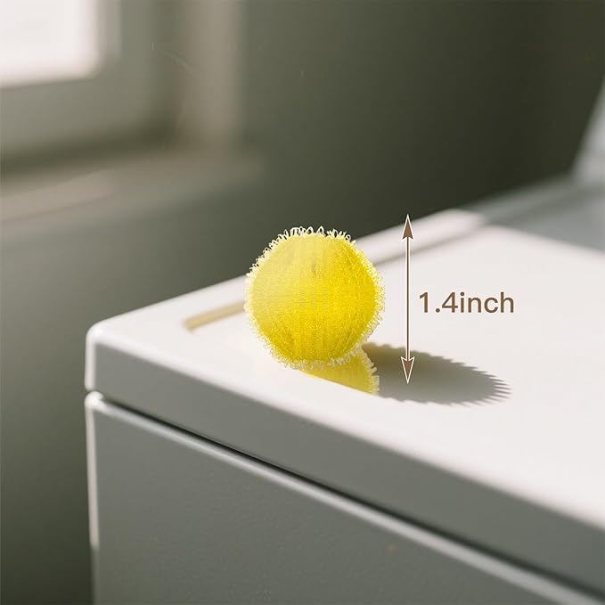18-Pack Reusable Pet Hair Remover Balls for Laundry, Washer and Dryer Lint Catcher for Dog and Cat Fur Removal