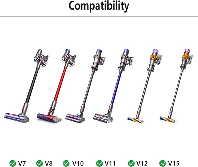 4pcs Pet Grooming Kit for Dyson V15 V12 V11 V10 V8 V7 Vacuum Cleaners,Pet Attachments for Dyson,Ideal for Long or Medium Hair Dog