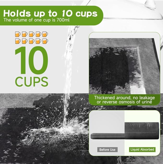 36"x36" Activated Charcoal Pee Pads for Dogs , 100 Count, Extra Large, Super Absorbent, Leakproof and Odor Resistant, Disposable Puppy Pads, Pet Training Pads, Potty Pads