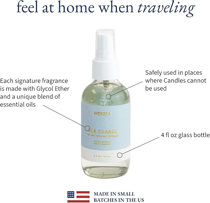 MERSEA Luxury Room Spray, Sea Change, 4 oz