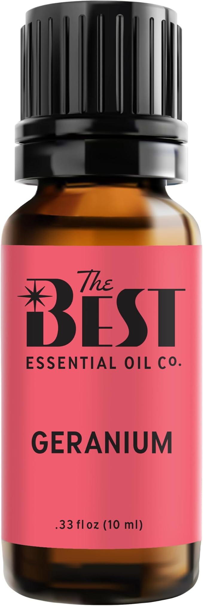 The Best Geranium Essential Oil- Premium Grade- 100% Pure & Natural for Aromatherapy, Diffuser, Spa, Massage, Air Freshener- 10 ml (.33 fl oz)