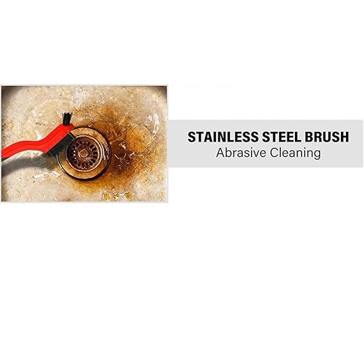 3pcs Small Stainless Steel Little Wire Brushes Set for Cleaning Rust Removal