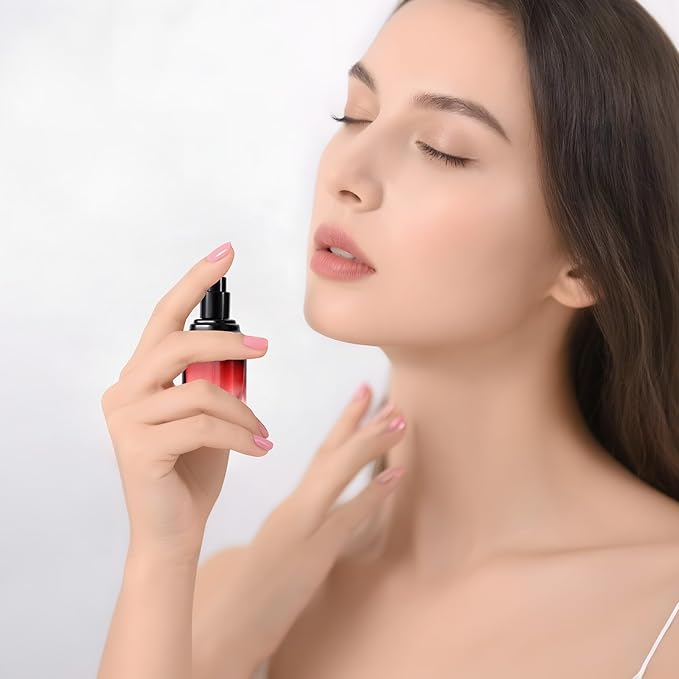 Perfume Bottles Empty Glass Atomizer Sprayer, 3 Pack 20ml Refillable Travel Spray Bottle for Fragranc or Essential Oil, Portable Cologne Atomizers with Dispensing Kit for Handbag, Date