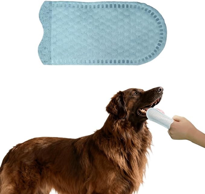 Pet Teeth Cleaning Kit for Dogs,3 Stainless Steel Removal Sticks and 20 Cleaning Wipe Finger Sleeves,Manual Teeth Cleaning Tools for Removing Deposited Dirt and Plaque From the Teeth of Cats and Dogs.