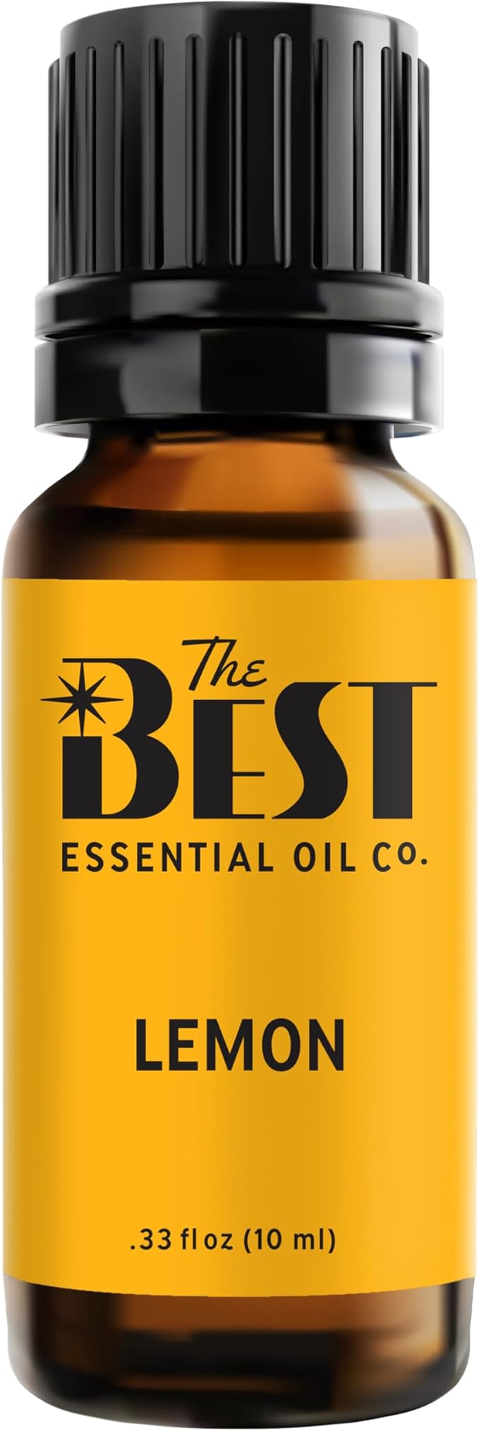 The Best Lemon Essential Oil- Premium Grade- 100% Pure & Natural for Aromatherapy, Diffuser, Spa, Massage, Air Freshener- 10 ml (.33 fl oz)