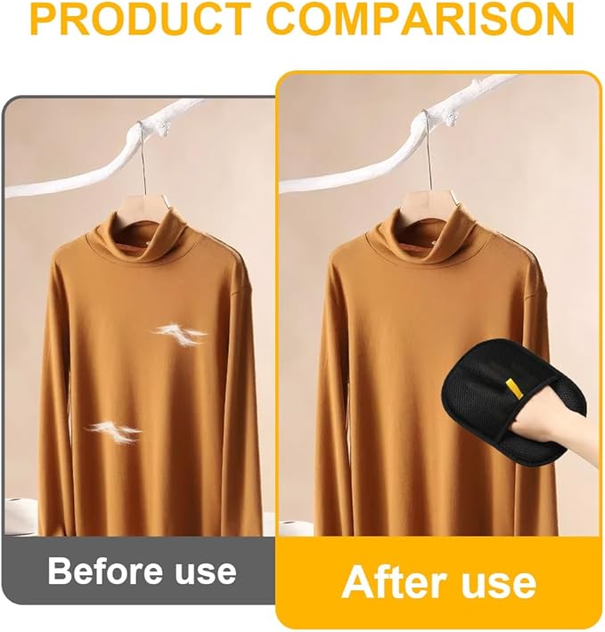 2 Packs Pet Hair Remover Glove, High-Efficiency Removal Pet Hair, Reusable Cat & Dog Hair Remover for Carpets, Clothing, car Cushions, Sofas, pet beds, Furniture, Cat Grooming Gloves