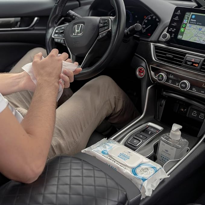 3 Pack Hand Sanitizing Wipes, Alcohol Free 216 Count Disposable Hand Sanitizer Wipes, Fresh Scent, Lint Free & Durable