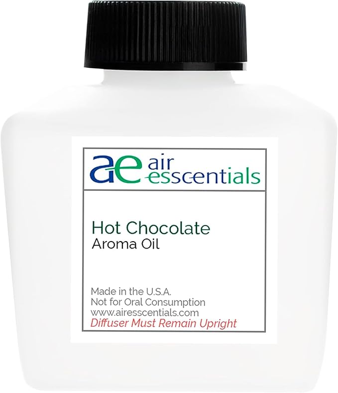 Hot Chocolate Aroma Oil, Holiday Essential Oil Blend for Diffusers & Scent Machines, Chocolate & Marshmallow, Cozy Winter Fragrance, Cold-Air Compatible, 100mL