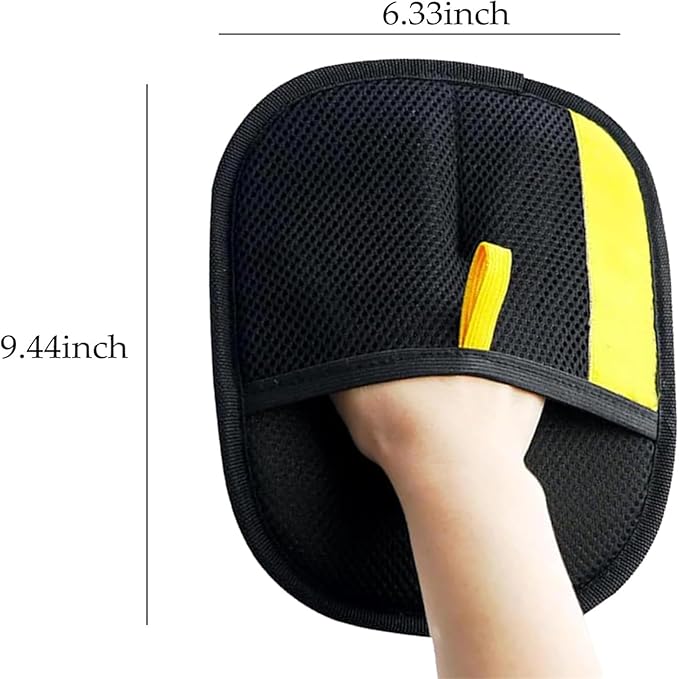 2-Pack Washable Pet Grooming Gloves – Electrostatic Deshedding Mitts for Dogs & Cats, Removes Fur from Furniture, Couches, Beds, Car Seats & Clothes – Reusable Cleaning Tool..