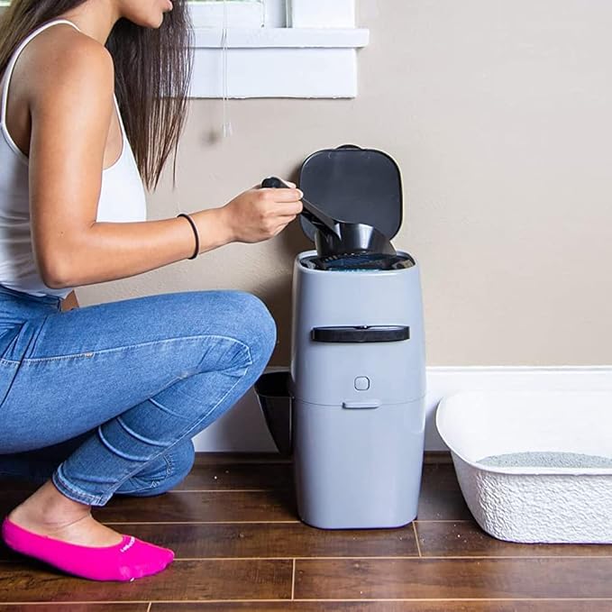 15 Pack Cat Litter Refills Bag, Litter Refills Compatible with Your Standard and Plus Refill Cartridge(Included One Refill Cartridge)