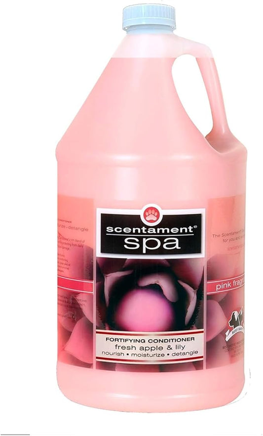 Best Shot Scentament Spa Fortifying Puppy Conditioner, Ideal Skin Care Product, for Deep Cortex Conditioning, Fresh Apple Lily, 1 Gallon