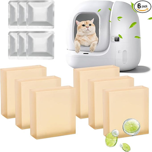 N50 Odor Eliminator Compatible with Petkit Puramax Self-Cleaning Cat Litter Box,Cat Litter Odor Eliminator for Home, Cat Litter Deodorizer,Pack of 6
