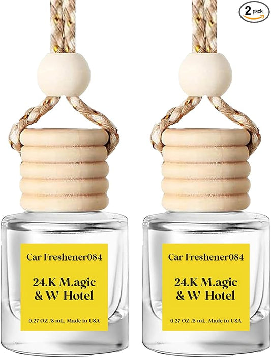 C Classy Car Air Freshener Hanging 2 Pack, Air Fresheners,Hotel Scent Air Freshener, Diffuser Oil for C ar, Long-Lasting Fragrance, Car Freshener for Women & Men Gift, Made in USA