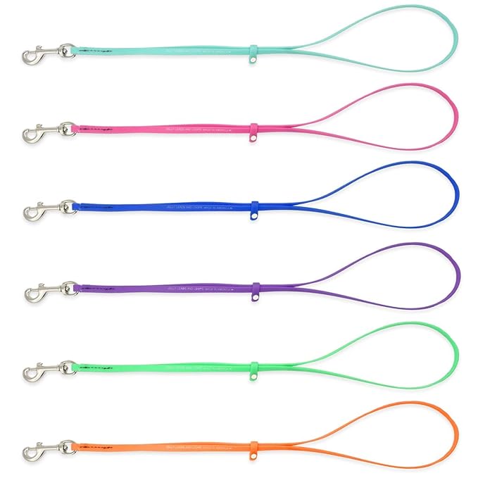 Jelly Pet Grooming Loop for Dogs | Fits Most Pet Grooming Tubs and Tables | Easy to Clean, & Waterproof Noose Loop | Stronger Than Leather | Made in The USA | 6-Pack