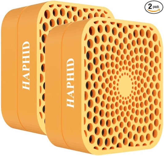 Cat Litter Deodorizer, Deodorizer Odor Eliminator 99% Lasts for 10 Years, Air Freshener Travel Size Odor Smell Remover for Cat litter Box, Dog Bed, Refrigerator, Car, Closet, Etc (2-Pack)