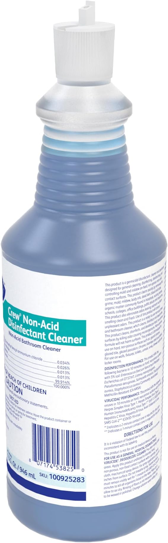 CREW Non-Acid All-Purpose Disinfectant Bathroom Cleaner, Floral Fresh, 32oz
