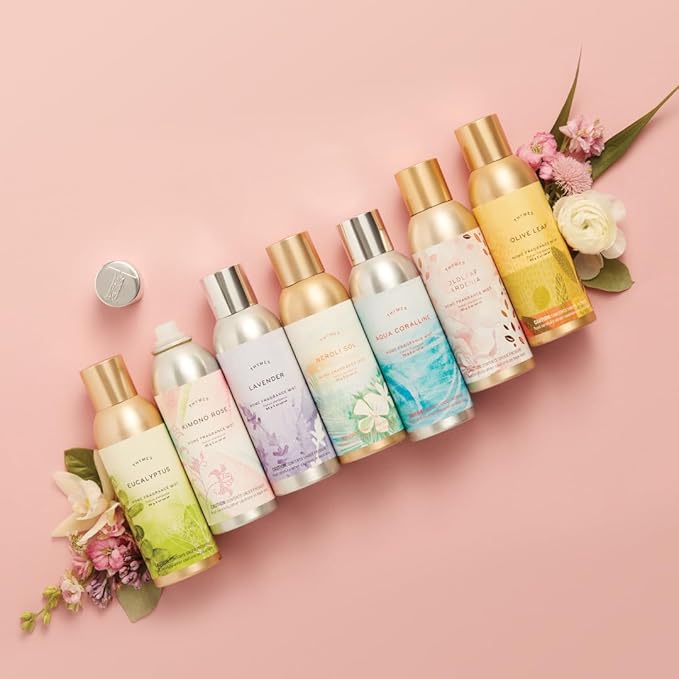 Thymes Home Fragrance Mist – Room Air Fresheners for Home Long Lasting – Air Freshener Spray – Scented Room Spray with Notes of Eucalyptus Oil, Italian Lemon, Fir, & Petitgrain (Eucalyptus, 3 oz)