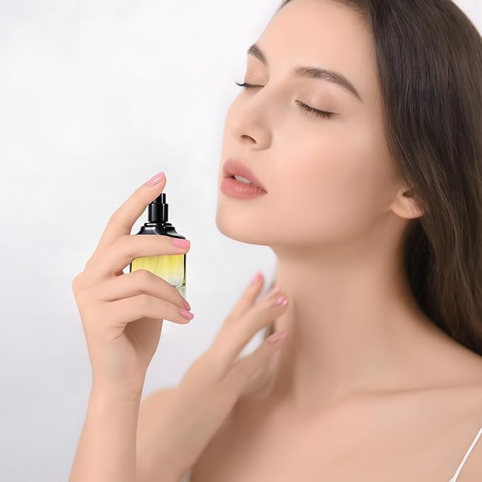 Perfume Bottles Empty Glass Atomizer Sprayer, 6 Pack 20ml Refillable Travel Spray Bottle for Fragranc or Essential Oil, Portable Cologne Atomizers with Dispensing Kit for Handbag, Date