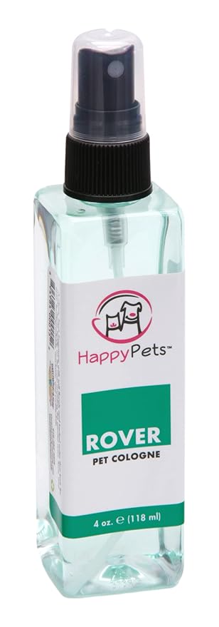 Showseason Happy Pets® Rover Clover Pet Cologne 4 oz.| Long-Lasting Odor Eliminator | Cruelty-Free | Paraben-Free | Made in The USA