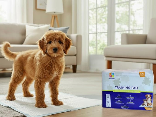 Fresh Scent Pet Training Pads - Ultra Absorbent Pads for Dog Cat Puppy Leak-Proof, Odor Control Pee Pads – Quick Dry Potty Pad for Puppies, Small Dogs, and Senior Pets (23" x 23", 100 Count)