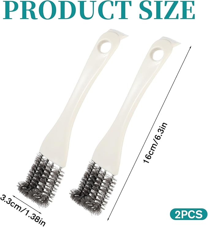 2Pcs Bird Cage Long Handle Shovel Cleaner, Easy Bird Droppings Removal Brush for Parrot & Pet Cages & Bird Perch Bird Cage Tool Accessories Supplies