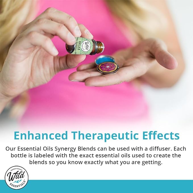 Wild Essentials 100% Pure Therapeutic Grade Zen Essential Oil Blend Combo for Aromatherapy Diffusers - 10ml - Calming, Meditative, Stress, Made in The USA