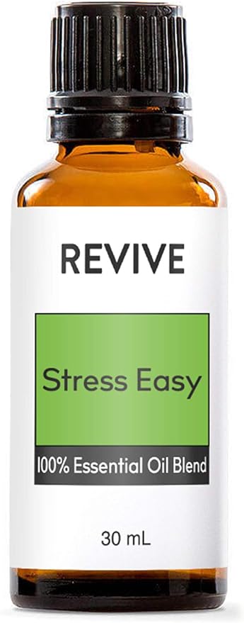 Stress Easy Essential Oil Blend 30mL by REVIVE Essential Oils - REVIVEEO - 100% Pure Therapeutic Grade, for Diffuser, Humidifier, Massage, Aromatherapy, Skin & Hair Care