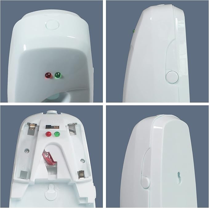 Automatic Air Freshener Spray Dispenser (2-Pack) ，Free Standing or Wall Mounted Automatic Aerosol Spray Dispenser Adjustable Aromatherapy Machines for Bedrooms, Bathrooms,Offices, Hotels (White)