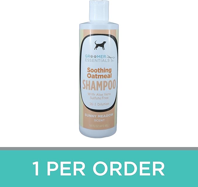 All Natural Soothing Oatmeal Dog Shampoo 16oz. (for Itchy Skin)