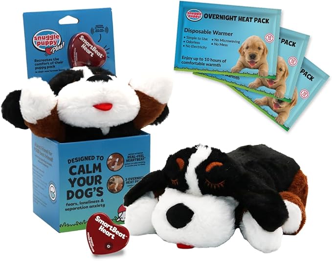 Special Edition Snuggle Puppy Toys - Heartbeat Puppy for Dogs - Pet Anxiety Relief and Calming Aid - Comfort Dog Toys for Behavioral Training
