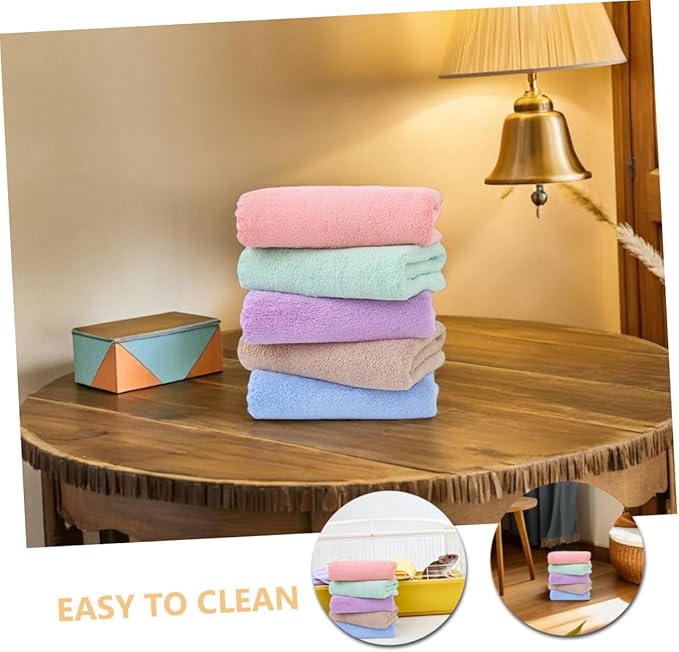 10pcs Small Animal Fleece Bedding Pads Soft Washable Guinea Pig Cage Liners Multipurpose Pet Blankets and Pee Pads for Hamsters Chinchillas Rabbits