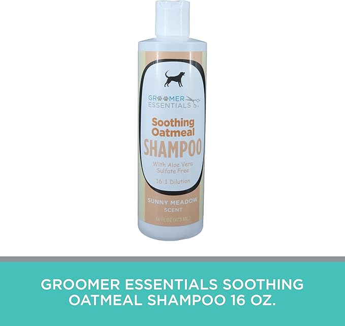 All Natural Soothing Oatmeal Dog Shampoo 16oz. (for Itchy Skin)