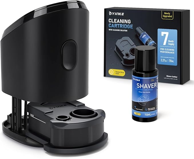 2025 New Reusable Cartridge Compatible with Braun Clean & Renew Refill Cartridge CCR, Shaver Cleaning & Care Refill Kit with Gentle Hygienic Protection, Eco-Friendly