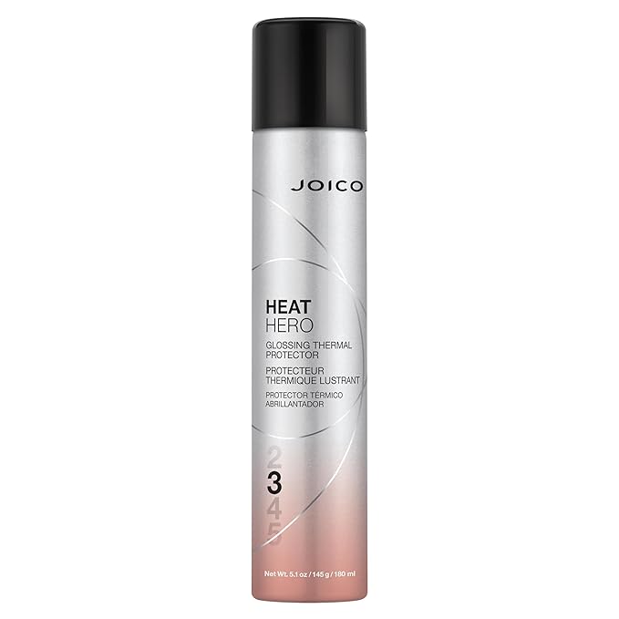 Joico Heat Hero Glossing Thermal Protector | For Most Hair Types | Thermal Heat & Humidity Protection | Reduce Split Ends | Boost Shine | Paraben & Sulfate Free | 145g | 5.1 oz