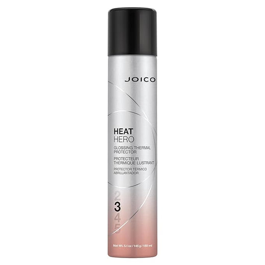Joico Heat Hero Glossing Thermal Protector | For Most Hair Types | Thermal Heat & Humidity Protection | Reduce Split Ends | Boost Shine | Paraben & Sulfate Free | 145g | 5.1 oz
