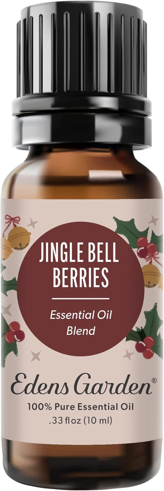 Edens Garden Jingle Bell Berries Essential Oil Blend- 100% Pure Premium Grade, Undiluted, Natural, Therapeutic, Aromatherapy, The Best for Diffusing, Candle, Laundry, Humidifiers 10 ml (.33 fl oz)