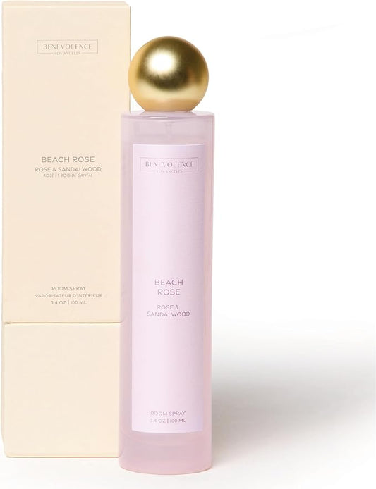 Rose & Sandalwood Room Spray - Benevolence LA Air Freshener & Fabric Freshener Spray for Home & Linen